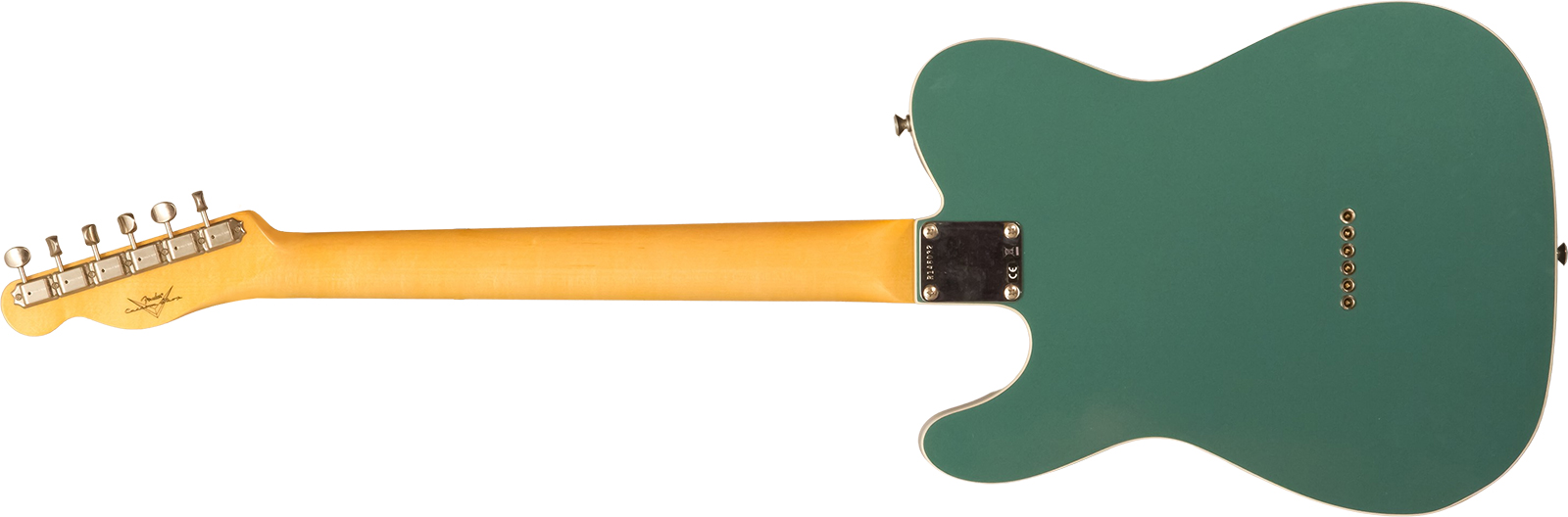 Fender Custom Shop Tele 1959 Custom 2s Ht Rw #r146446 - Time Capsule Sherwood Metallic - E-Gitarre in Teleform - Variation 1