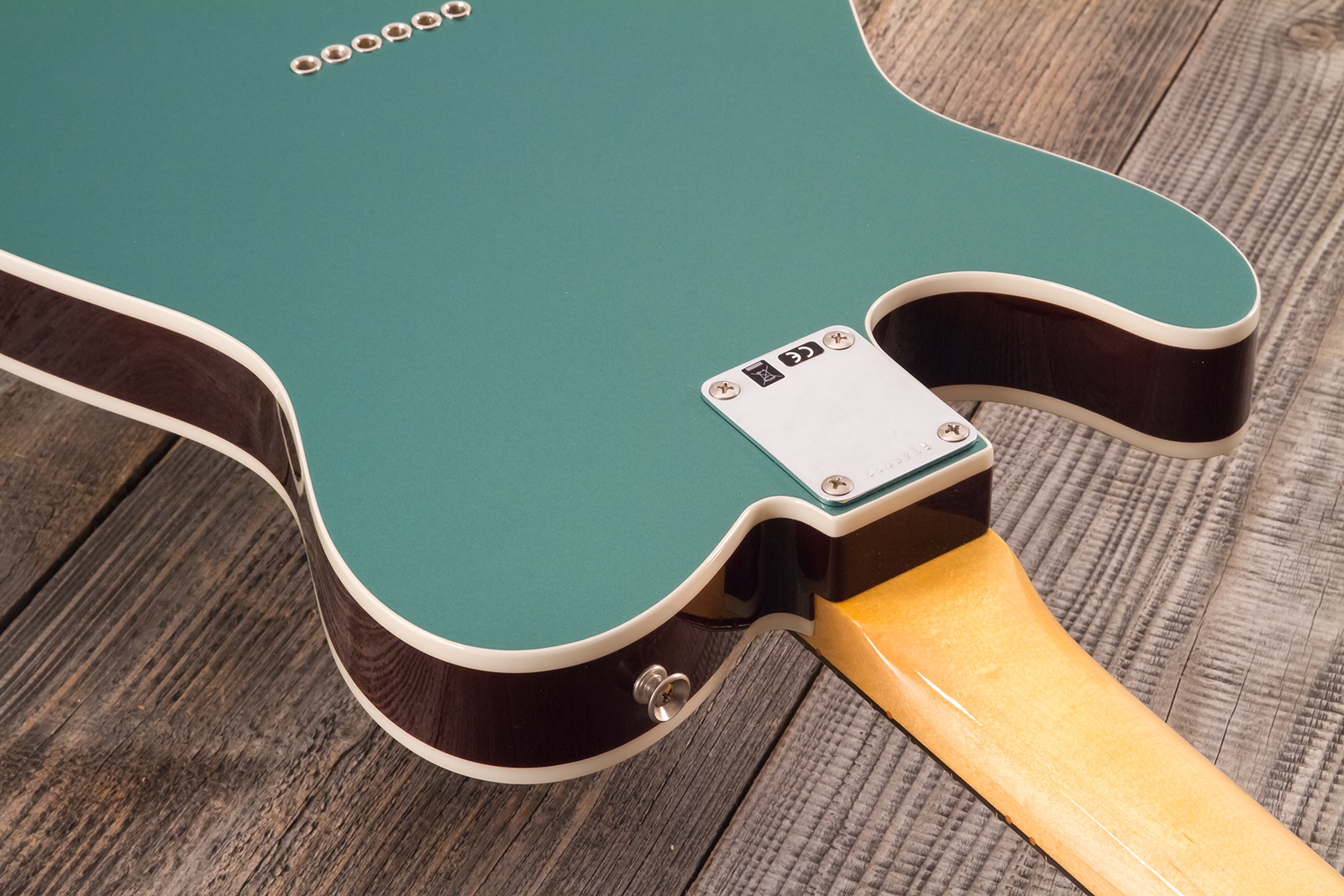 Fender Custom Shop Tele 1959 Custom 2s Ht Rw #r146446 - Time Capsule Sherwood Metallic - E-Gitarre in Teleform - Variation 8