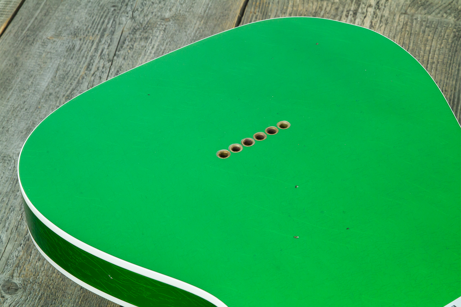 Fender Custom Shop Tele 1959 Vintage Custom 2s Ht Rw #r147917 - Journeyman Relic Candy Green - E-Gitarre in Teleform - Variation 10