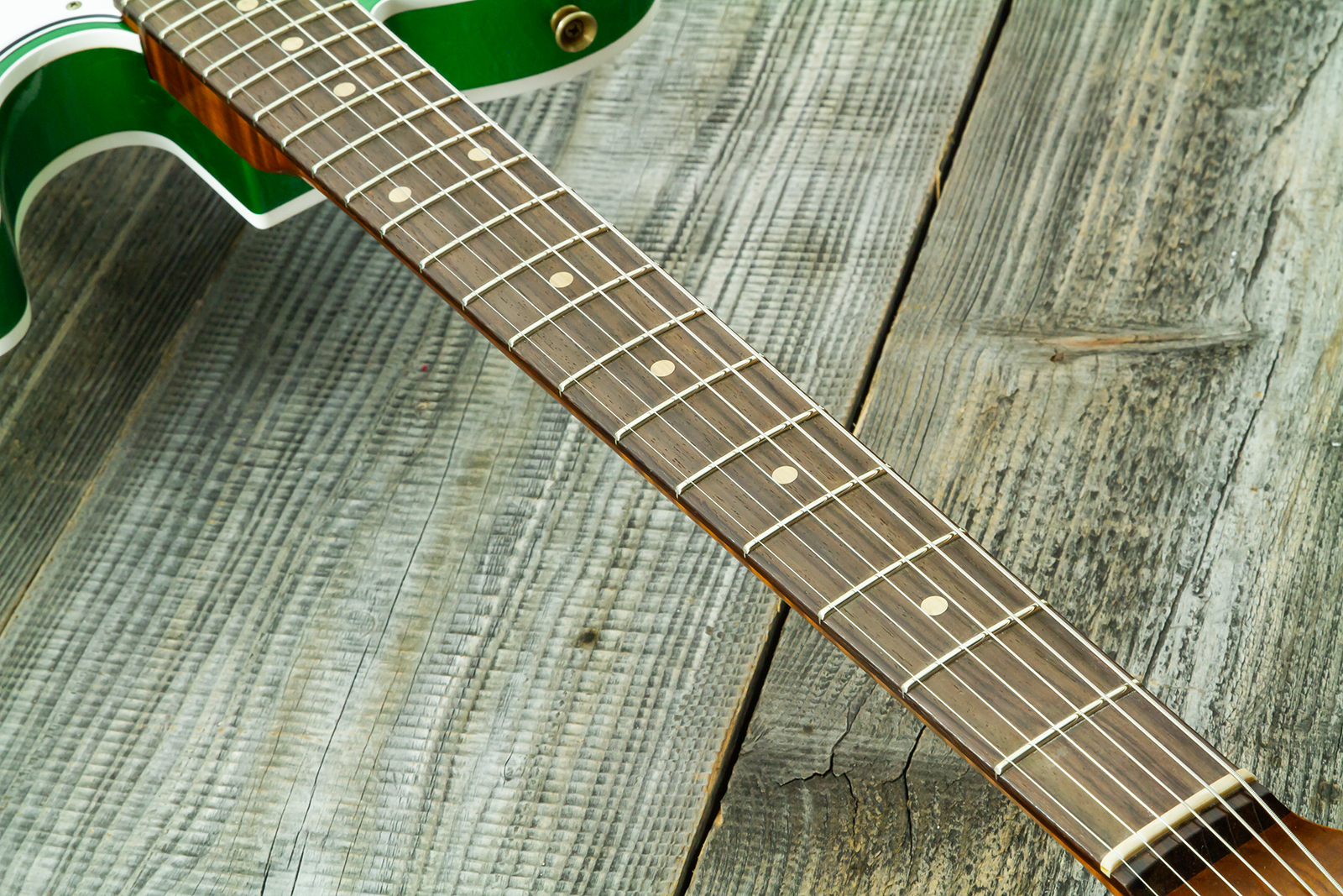 Fender Custom Shop Tele 1959 Vintage Custom 2s Ht Rw #r147917 - Journeyman Relic Candy Green - E-Gitarre in Teleform - Variation 7