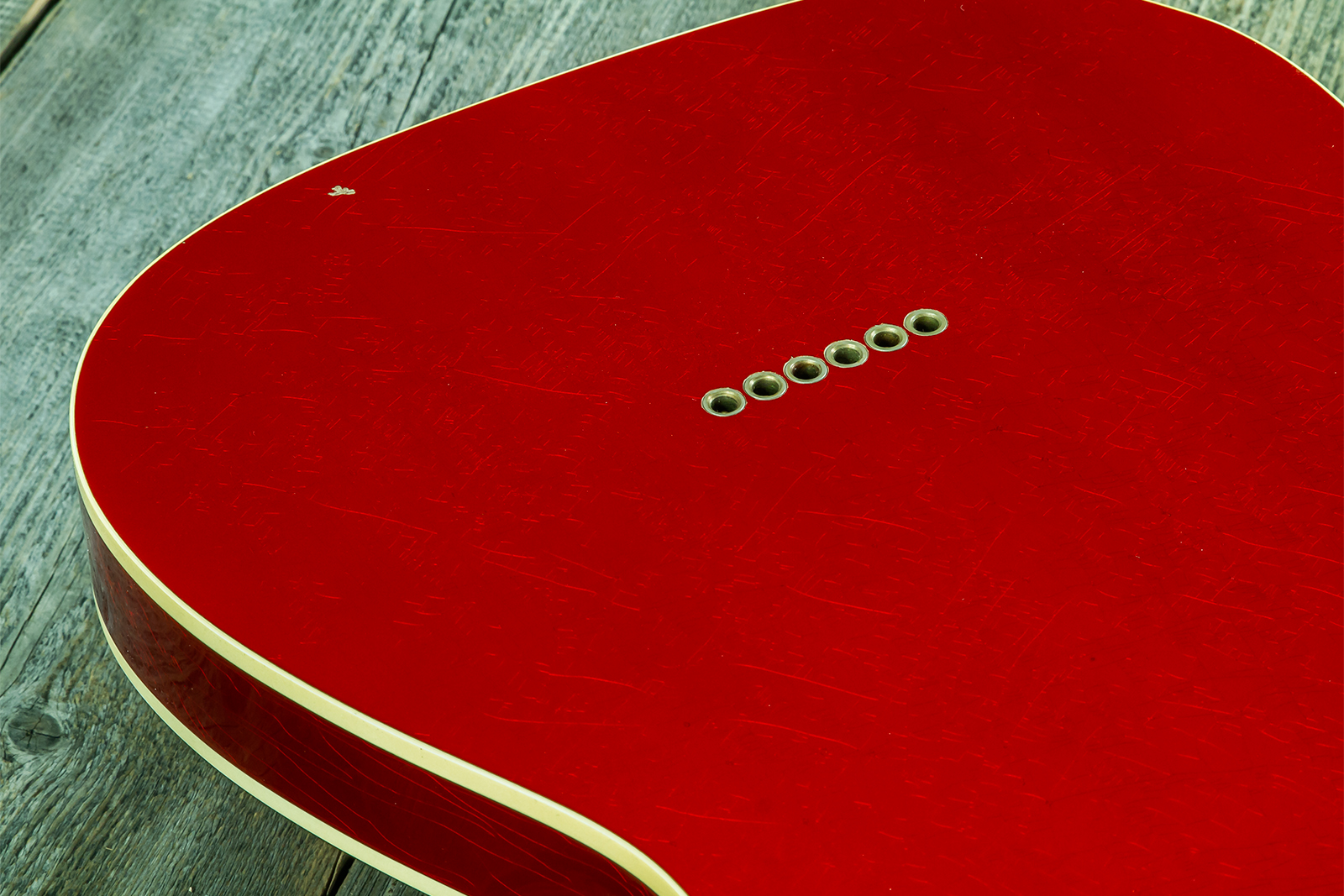 Fender Custom Shop Tele 1959 Vintage Custom 2s Ht Rw #r147953 - Journeyman Relic Candy Apple Red - E-Gitarre in Teleform - Variation 10