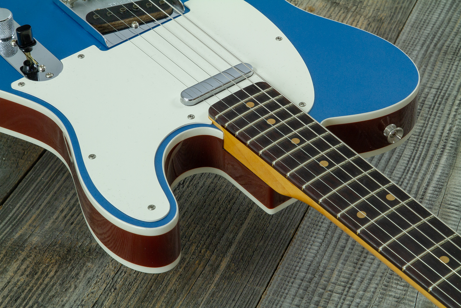 Fender Custom Shop Tele 1959 Vintage Custom 2s Ht Rw #r148052 - Time Capsule Lake Placid Blue - E-Gitarre in Teleform - Variation 5