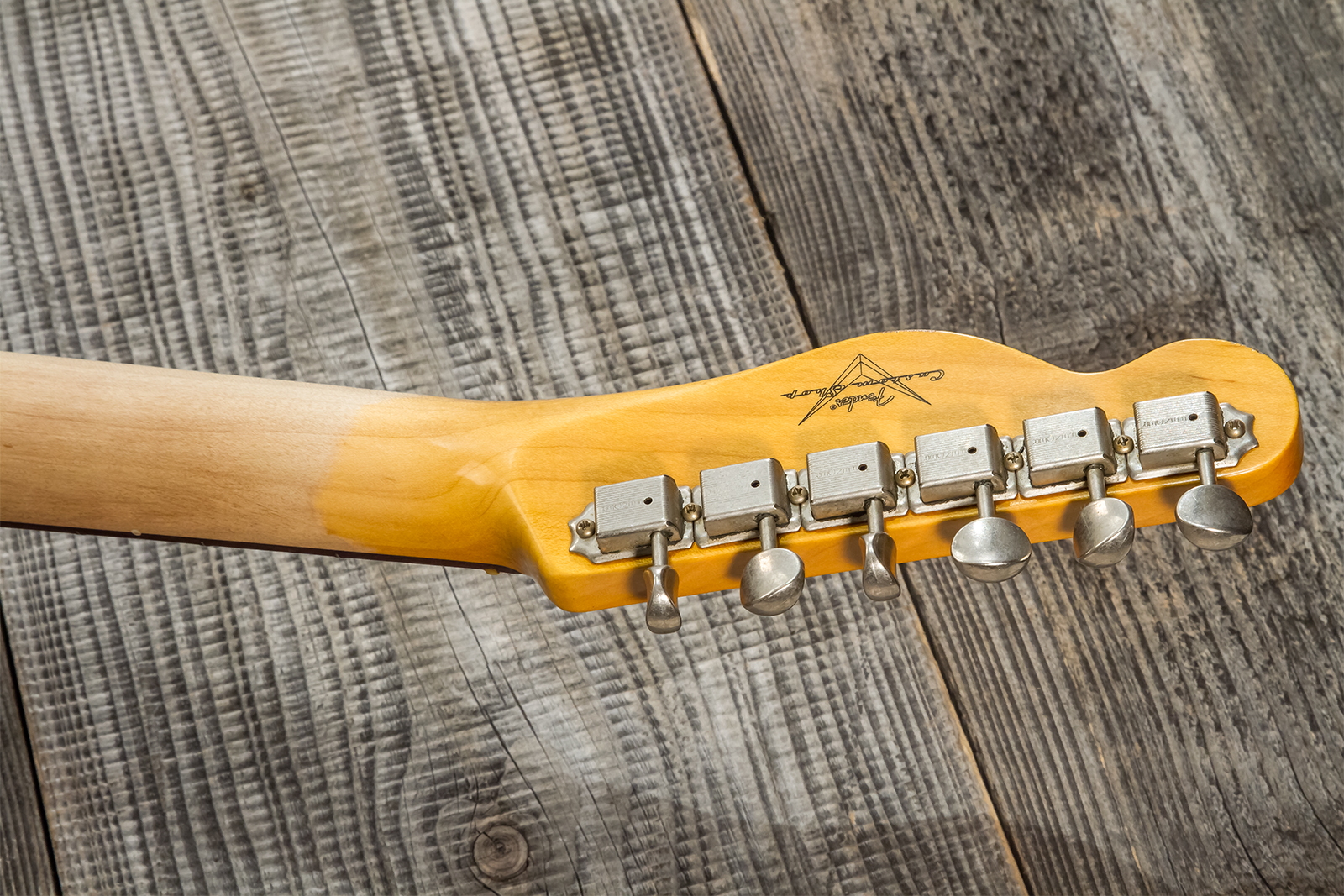 Fender Custom Shop Tele 1960 2s Ht Rw #cz569492 - Relic Natural Blonde - E-Gitarre in Teleform - Variation 9