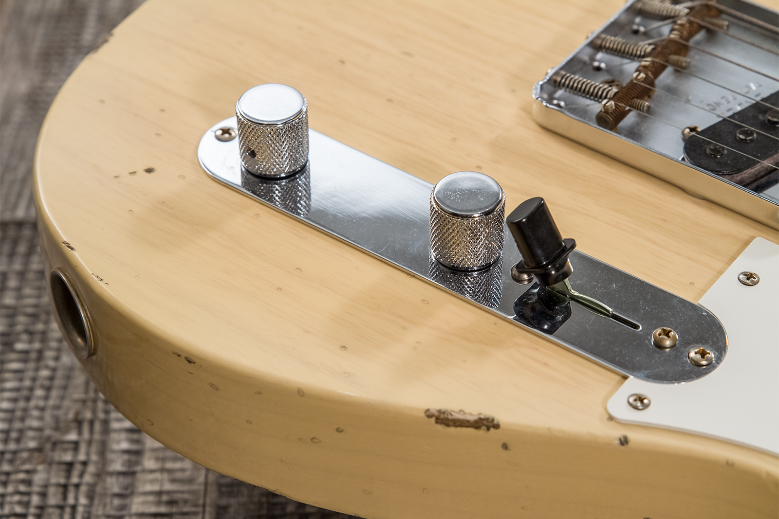 Fender Custom Shop Tele 1960 2s Ht Rw #cz569492 - Relic Natural Blonde - E-Gitarre in Teleform - Variation 3