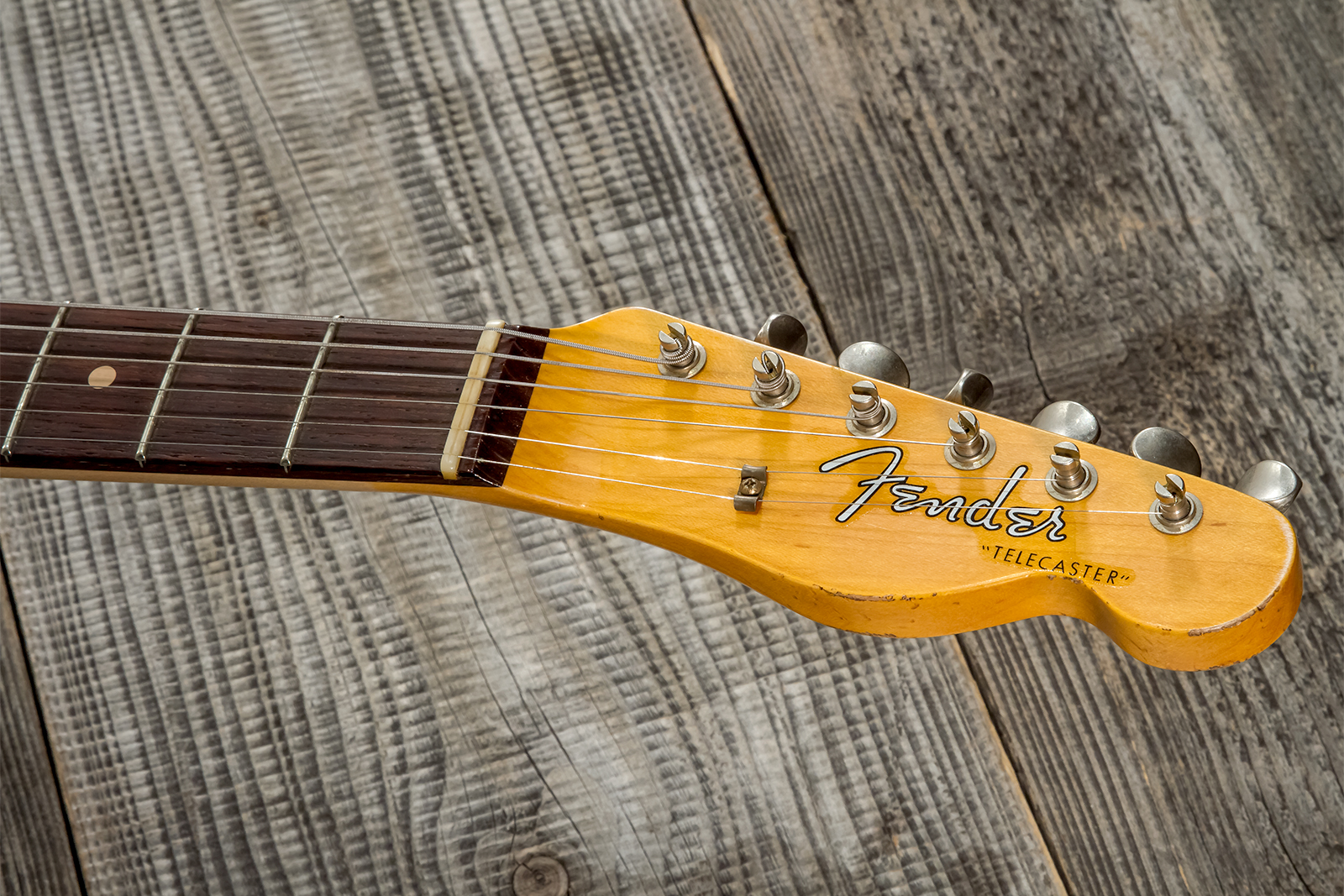 Fender Custom Shop Tele 1960 2s Ht Rw #cz569492 - Relic Natural Blonde - E-Gitarre in Teleform - Variation 8