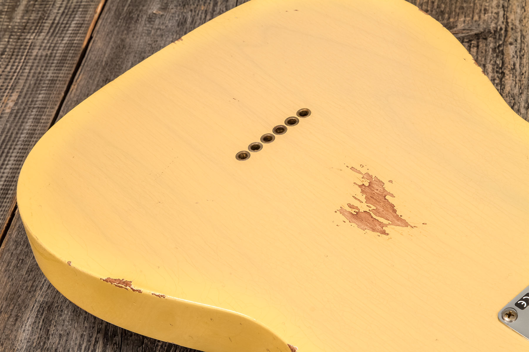 Fender Custom Shop Tele 1960 2s Ht Rw #r133843 - Relic Natural Blonde - E-Gitarre in Teleform - Variation 5