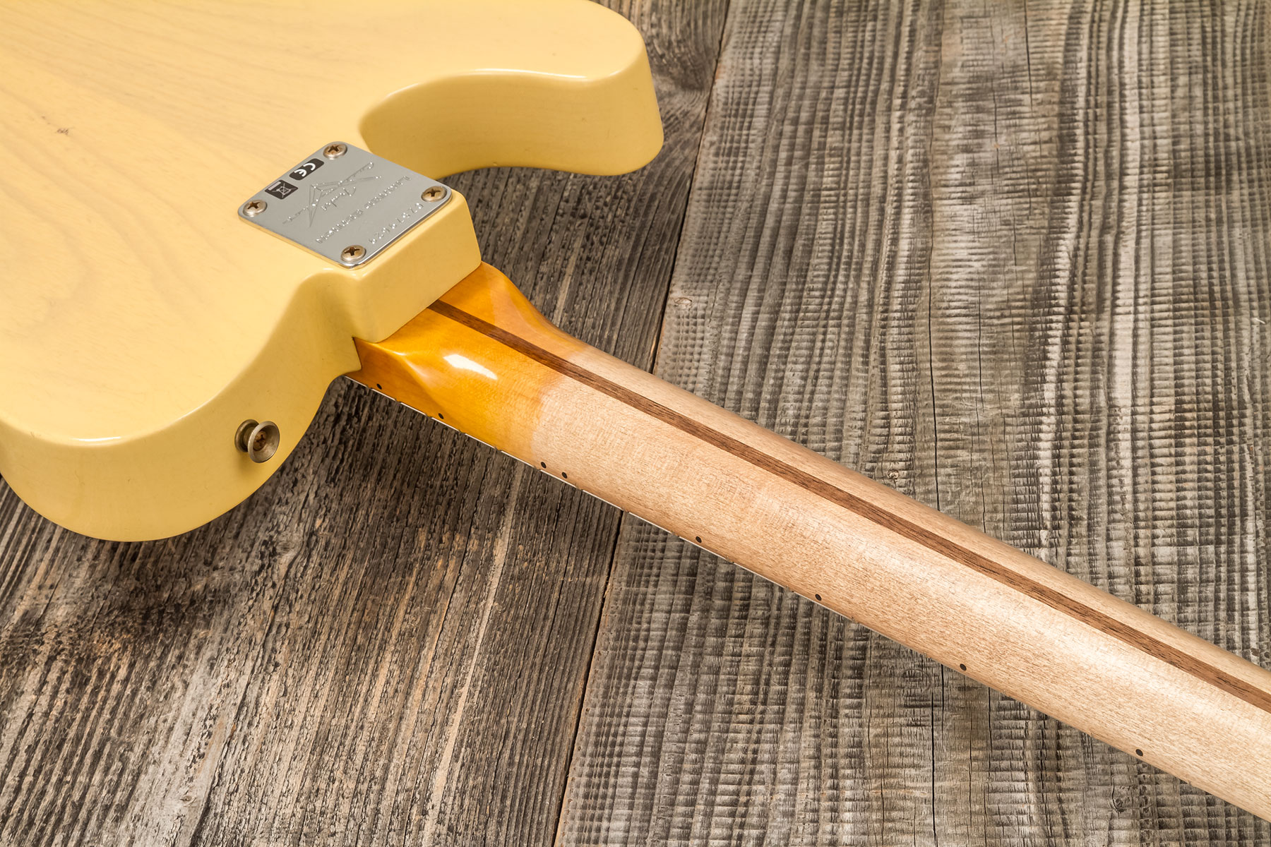 Fender Custom Shop Tele 1960 2s Ht Rw #r133843 - Relic Natural Blonde - E-Gitarre in Teleform - Variation 6