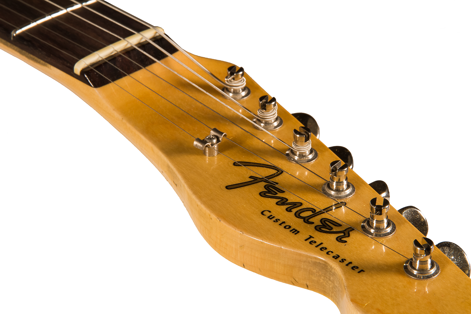 Fender Custom Shop Tele 1960 2s Ht Rw #r114759 - Journeyman Relic Black - E-Gitarre in Teleform - Variation 4