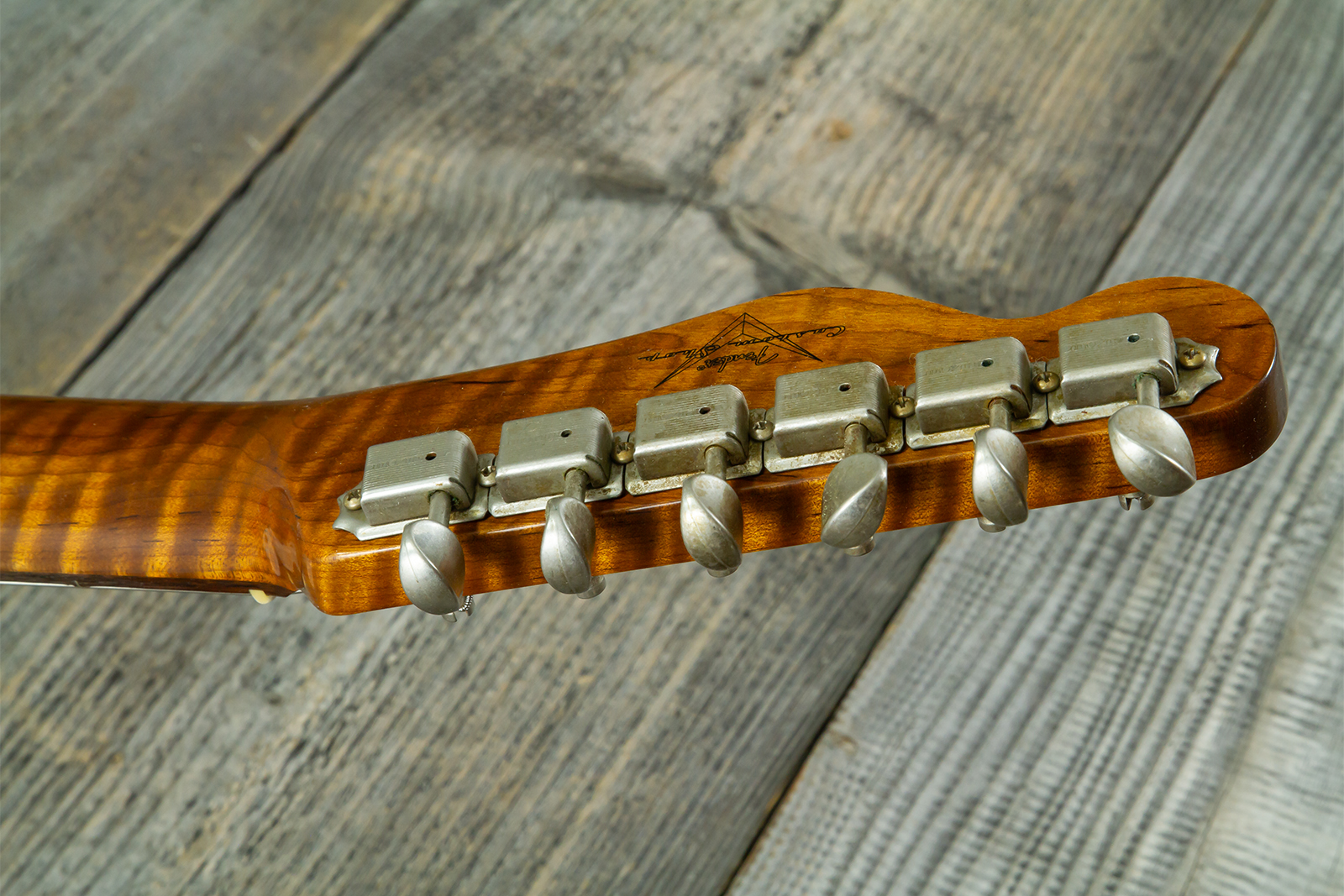 Fender Custom Shop Tele 1960 Vintage Custom 2s Ht Rw #r147862 - Journeyman Relic 3-color Sunburst - E-Gitarre in Teleform - Variation 12