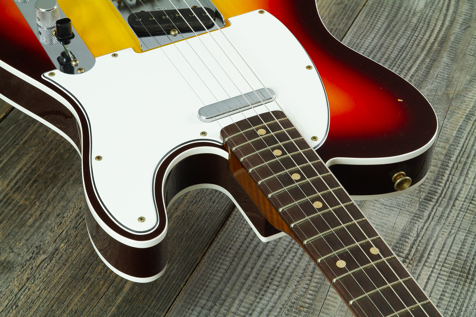 Fender Custom Shop Tele 1960 Vintage Custom 2s Ht Rw #r147862 - Journeyman Relic 3-color Sunburst - E-Gitarre in Teleform - Variation 4