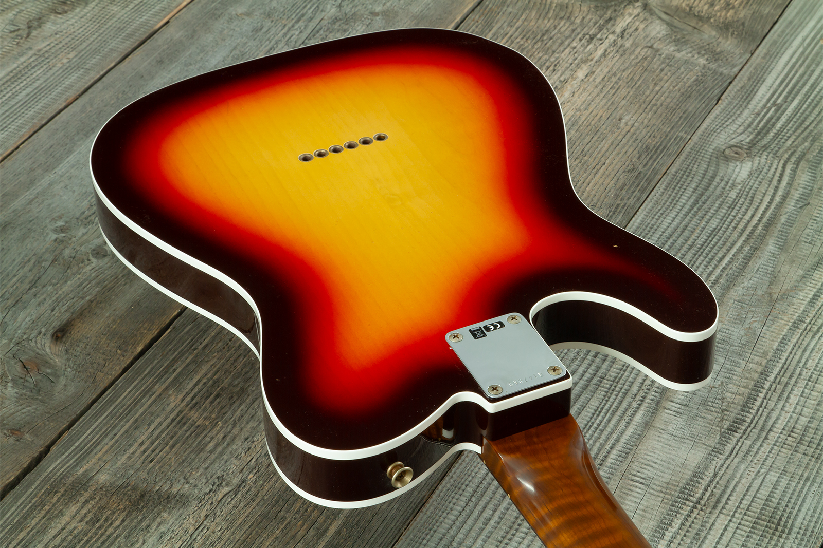 Fender Custom Shop Tele 1960 Vintage Custom 2s Ht Rw #r147862 - Journeyman Relic 3-color Sunburst - E-Gitarre in Teleform - Variation 8