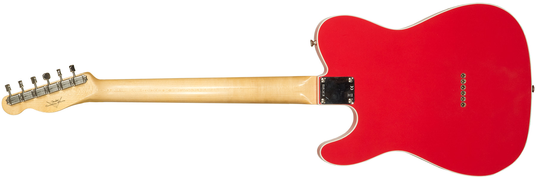 Fender Custom Shop Tele 1963 2s Ht Rw #r127693 - Closet Classic Fiesta Red - E-Gitarre in Teleform - Variation 1