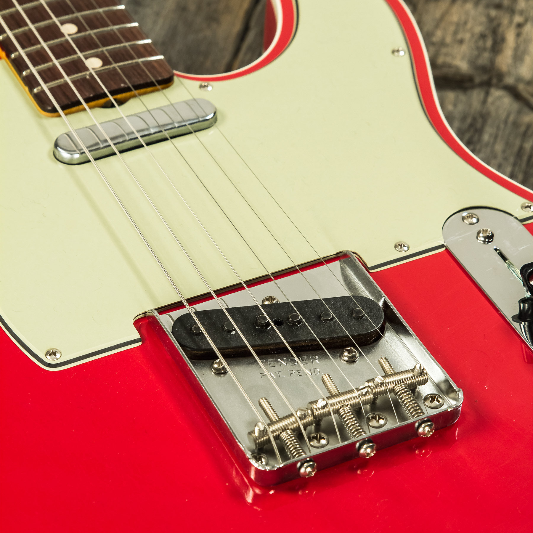Fender Custom Shop Tele 1963 2s Ht Rw #r127693 - Closet Classic Fiesta Red - E-Gitarre in Teleform - Variation 5