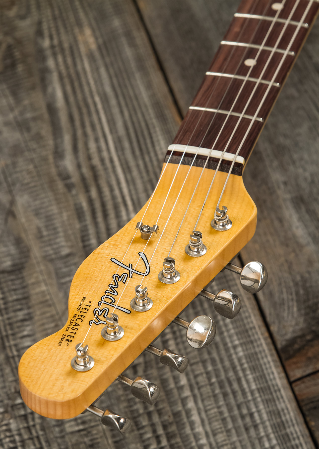 Fender Custom Shop Tele 1963 2s Ht Rw #r127693 - Closet Classic Fiesta Red - E-Gitarre in Teleform - Variation 8