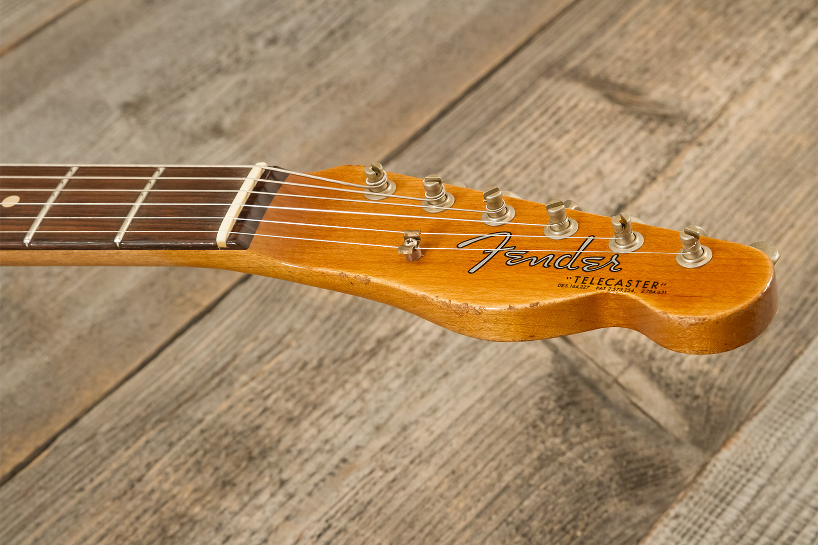Fender Custom Shop Tele 1963 2s Ht Rw #r141275 - Heavy Relic Sparkle 3-color Sunburst - E-Gitarre in Teleform - Variation 8