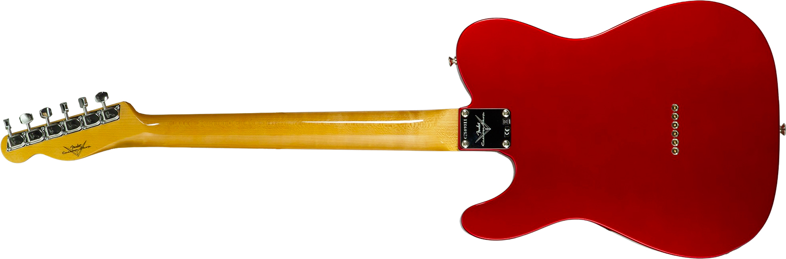 Fender Custom Shop Tele 1969 2s Ht Mn #cz589311 - Nos Candy Apple Red - E-Gitarre in Teleform - Variation 1