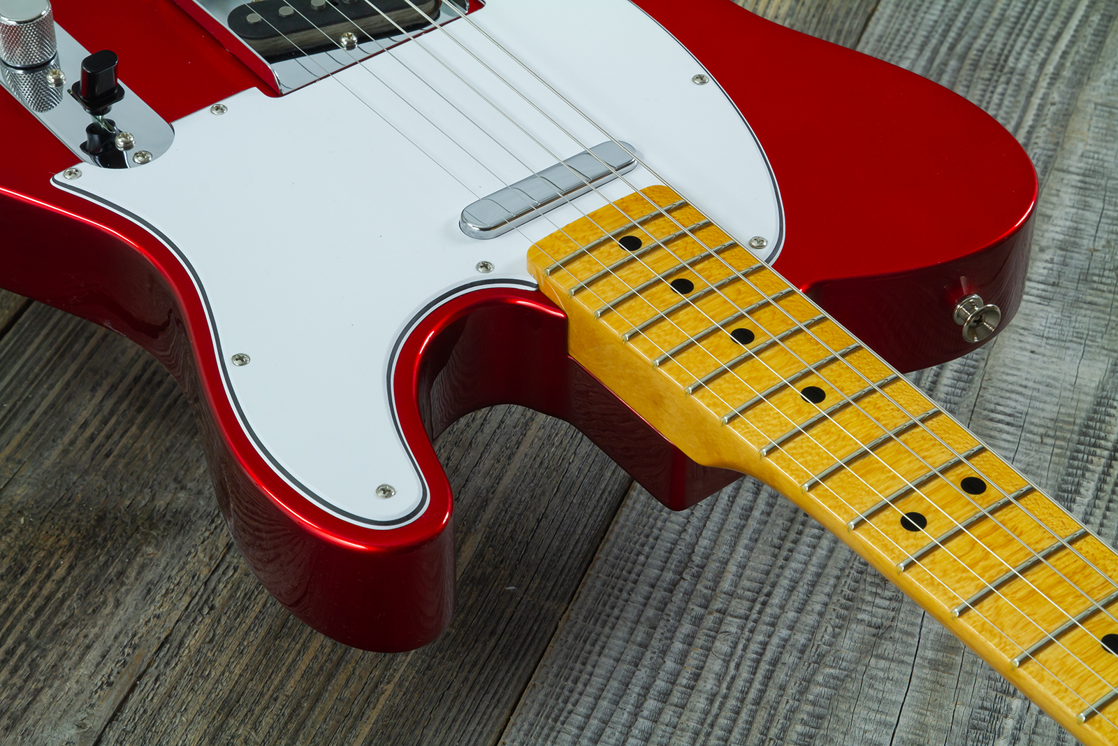 Fender Custom Shop Tele 1969 2s Ht Mn #cz589311 - Nos Candy Apple Red - E-Gitarre in Teleform - Variation 4