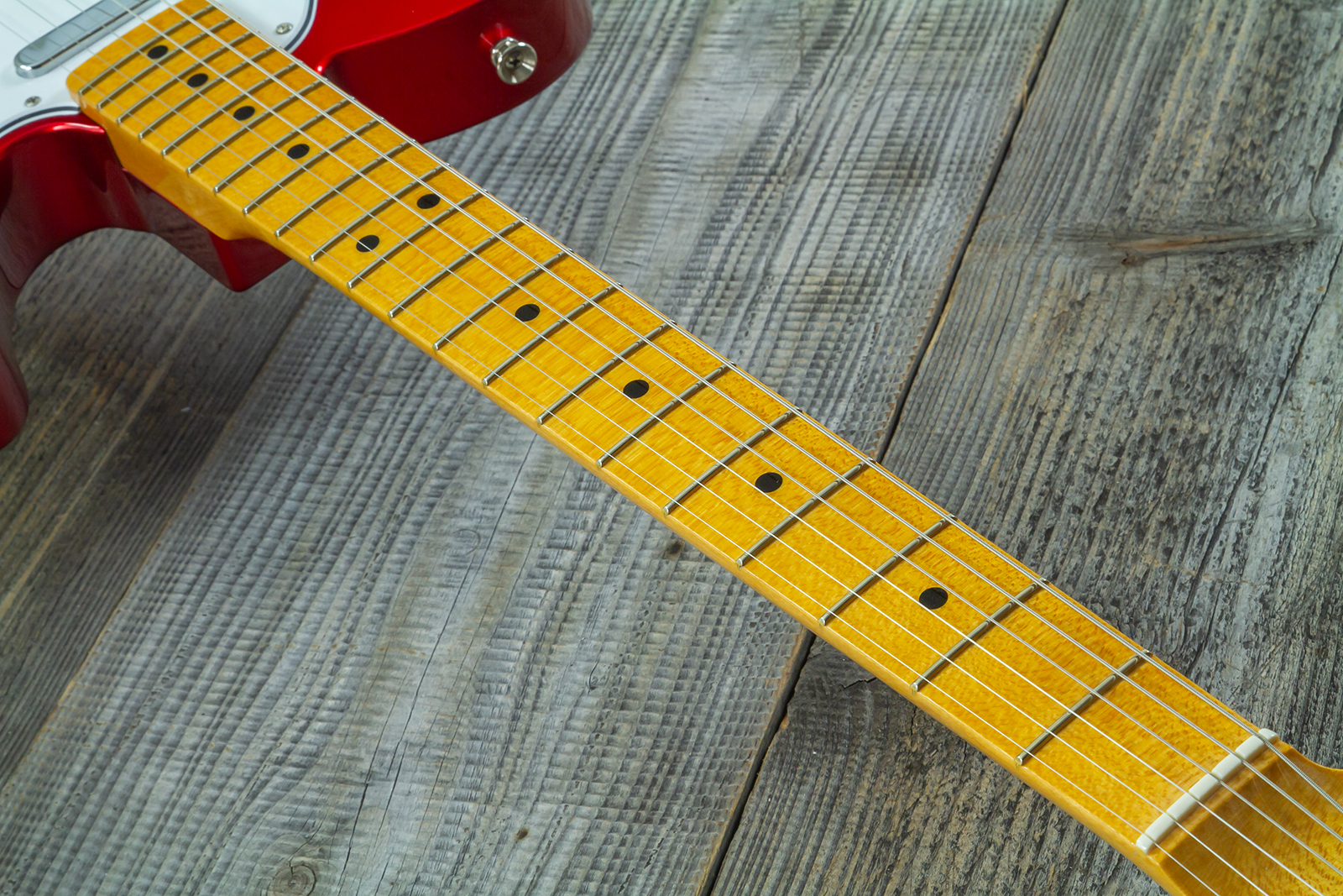 Fender Custom Shop Tele 1969 2s Ht Mn #cz589311 - Nos Candy Apple Red - E-Gitarre in Teleform - Variation 5