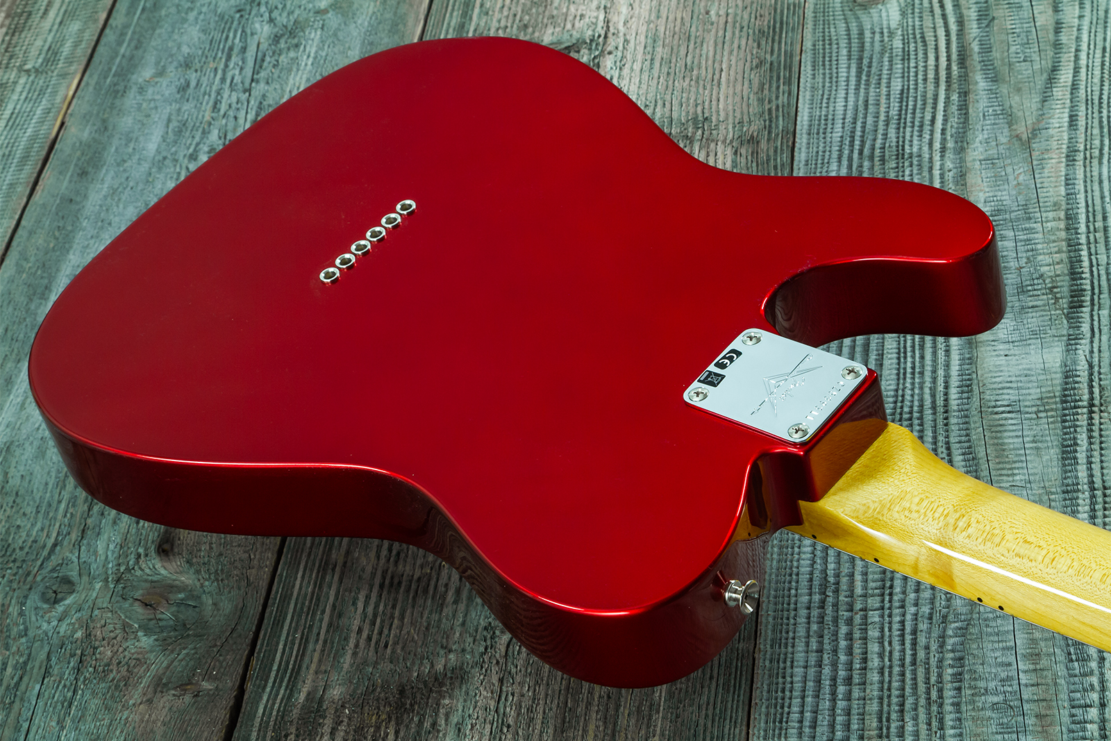 Fender Custom Shop Tele 1969 2s Ht Mn #cz589311 - Nos Candy Apple Red - E-Gitarre in Teleform - Variation 7