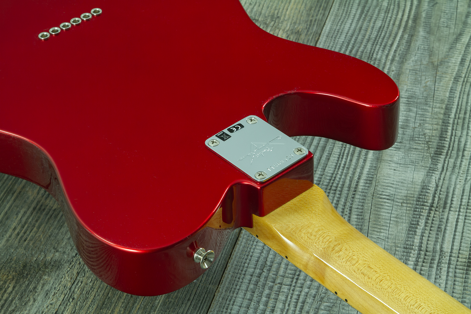 Fender Custom Shop Tele 1969 2s Ht Mn #cz589311 - Nos Candy Apple Red - E-Gitarre in Teleform - Variation 8