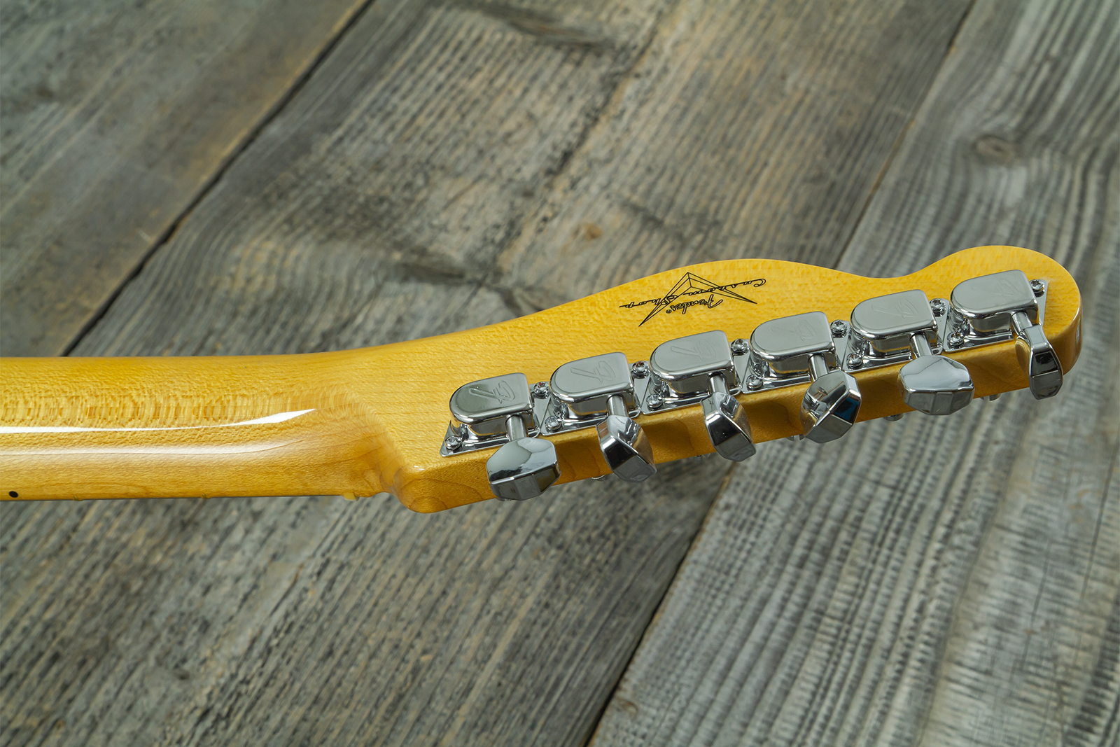 Fender Custom Shop Tele 1969 2s Ht Mn - Nos Candy Apple Red - E-Gitarre in Teleform - Variation 10