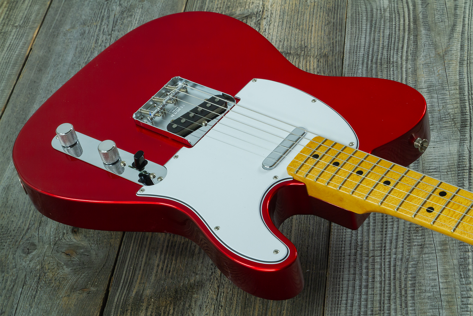 Fender Custom Shop Tele 1969 2s Ht Mn - Nos Candy Apple Red - E-Gitarre in Teleform - Variation 2