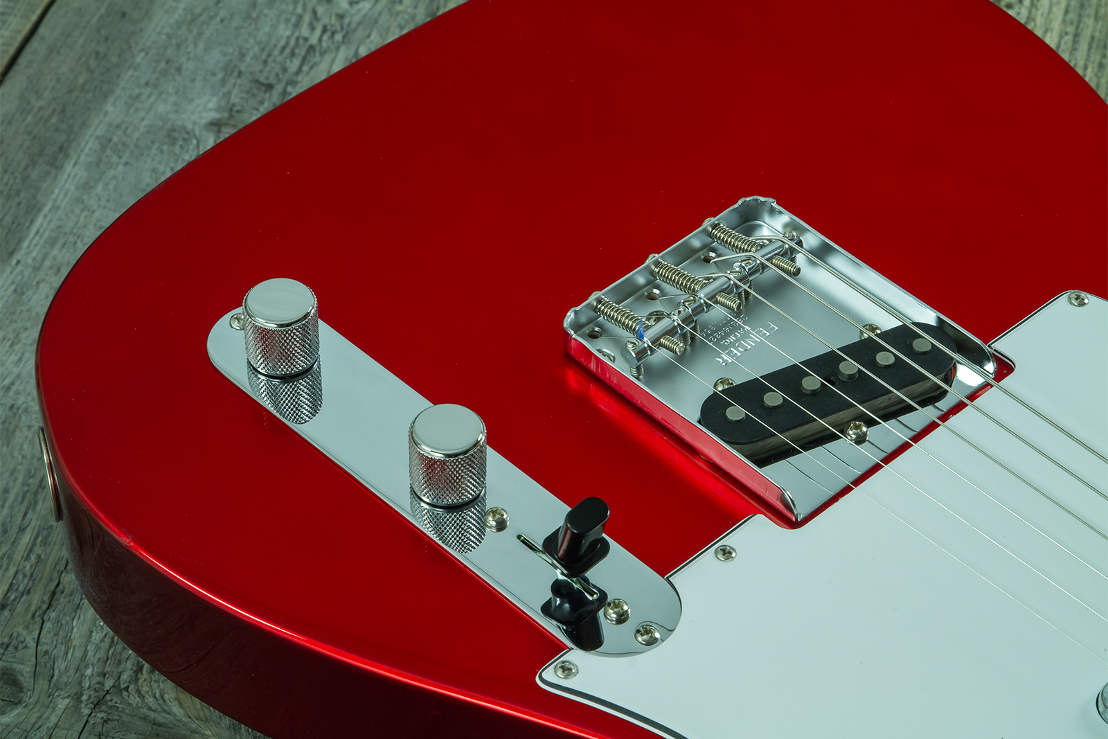 Fender Custom Shop Tele 1969 2s Ht Mn - Nos Candy Apple Red - E-Gitarre in Teleform - Variation 3