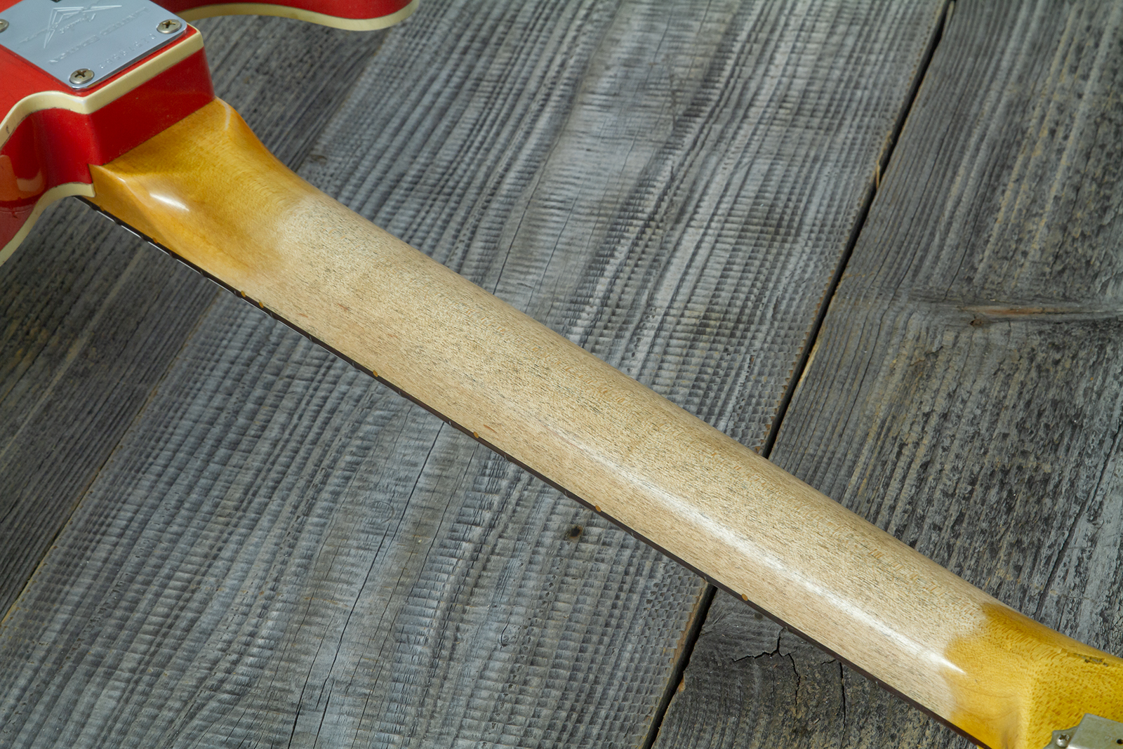 Fender Custom Shop Tele Custom 1960 2s Ht Rw #cz579562 - Heavy Relic Tahitian Coral O. 3-color Sunburst - E-Gitarre in Teleform - Variation 12