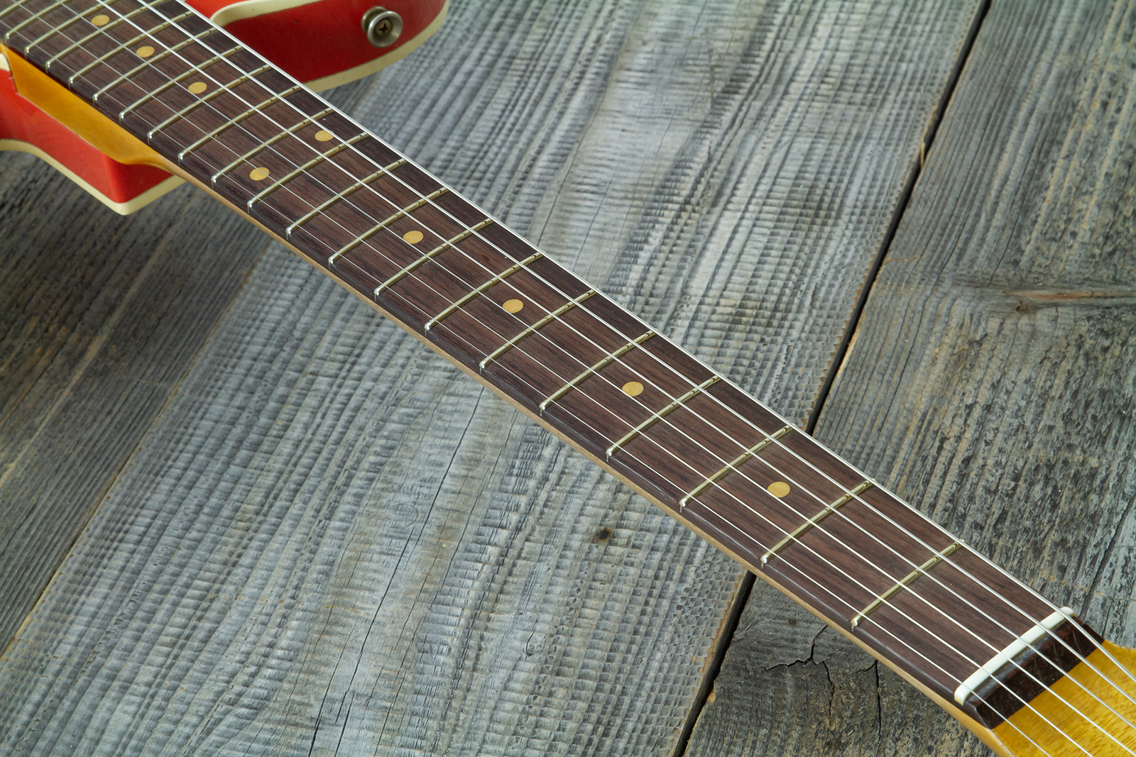 Fender Custom Shop Tele Custom 1960 2s Ht Rw #cz579562 - Heavy Relic Tahitian Coral O. 3-color Sunburst - E-Gitarre in Teleform - Variation 7