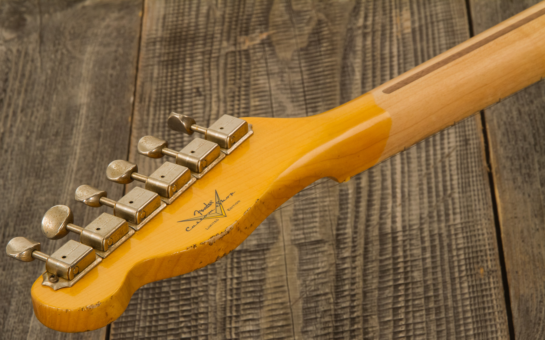 Fender Custom Shop Tele Custom Tomatillo 2s Ht Mn #r110879 - Relic Lake Placid Blue - E-Gitarre in Teleform - Variation 10