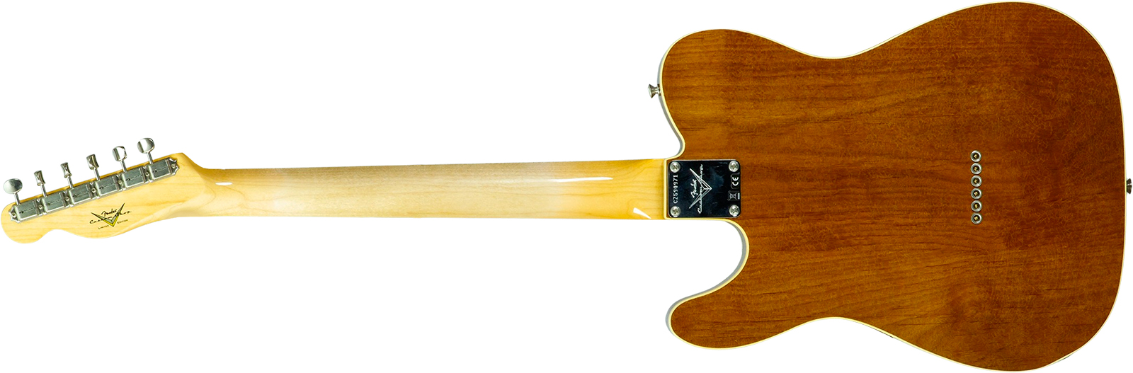Fender Custom Shop Tele / Double Esquire Custom 2s Ht Rw #cz590971 - Closet Classic Aged Natural - E-Gitarre in Teleform - Variation 1