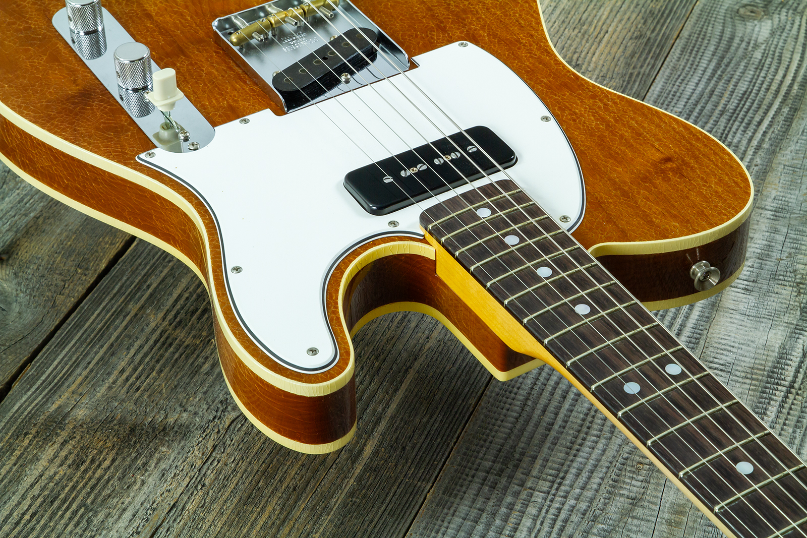 Fender Custom Shop Tele / Double Esquire Custom 2s Ht Rw #cz590971 - Closet Classic Aged Natural - E-Gitarre in Teleform - Variation 4