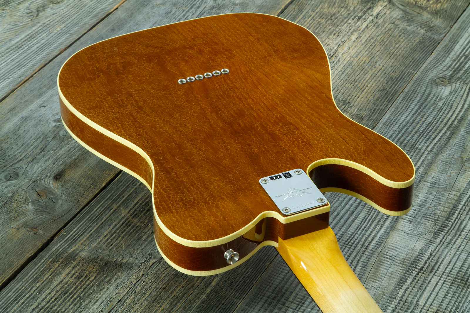 Fender Custom Shop Tele / Double Esquire Custom 2s Ht Rw #cz590971 - Closet Classic Aged Natural - E-Gitarre in Teleform - Variation 7