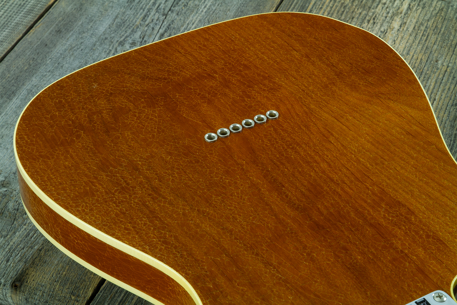 Fender Custom Shop Tele / Double Esquire Custom 2s Ht Rw #cz590971 - Closet Classic Aged Natural - E-Gitarre in Teleform - Variation 8