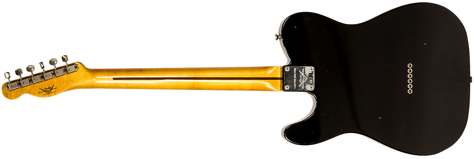 Fender Custom Shop Double Esquire/tele Custom 2s Ht Mn #r97434 - Journeyman Relic Aged Pink Paisley - Semi-Hollow E-Gitarre - Variation 1