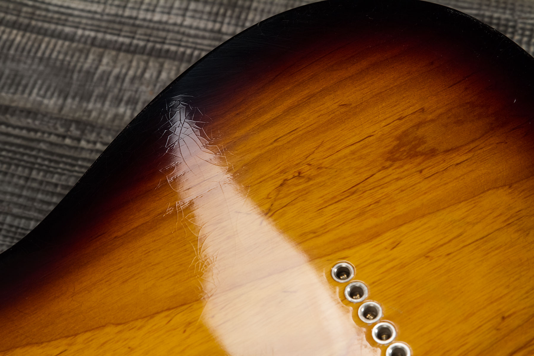 Fender Custom Shop Tele Thinline '50s 2s Ht Mn #r128616 - Closet Classic 2-color Sunburst - E-Gitarre in Teleform - Variation 9