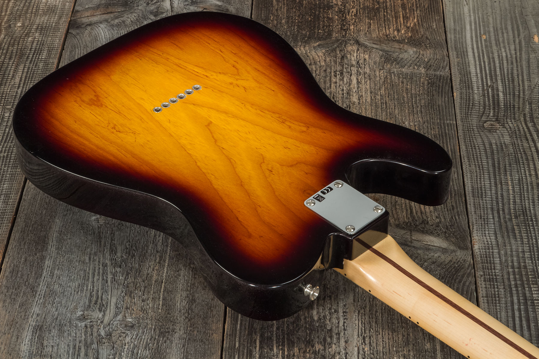 Fender Custom Shop Tele Thinline '50s 2s Ht Mn #r128616 - Closet Classic 2-color Sunburst - E-Gitarre in Teleform - Variation 7