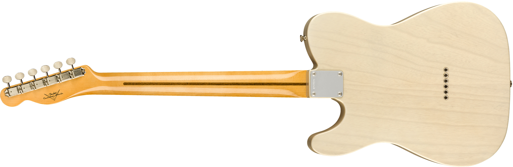Fender Custom Shop Tele Vintage Custom 1958 Top Load Ltd Mn - Nos Aged White Blonde - E-Gitarre in Teleform - Variation 1