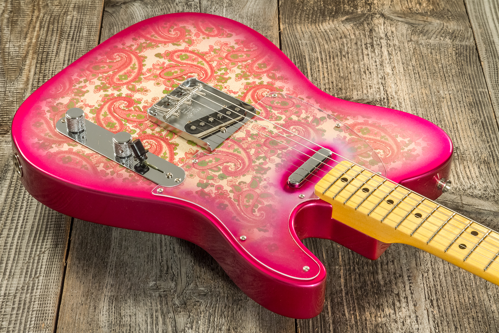 Fender Custom Shop Tele Vintage Custom 1968 2s Ht Mn #r126998 - Nos Pink Paisley - E-Gitarre in Teleform - Variation 2