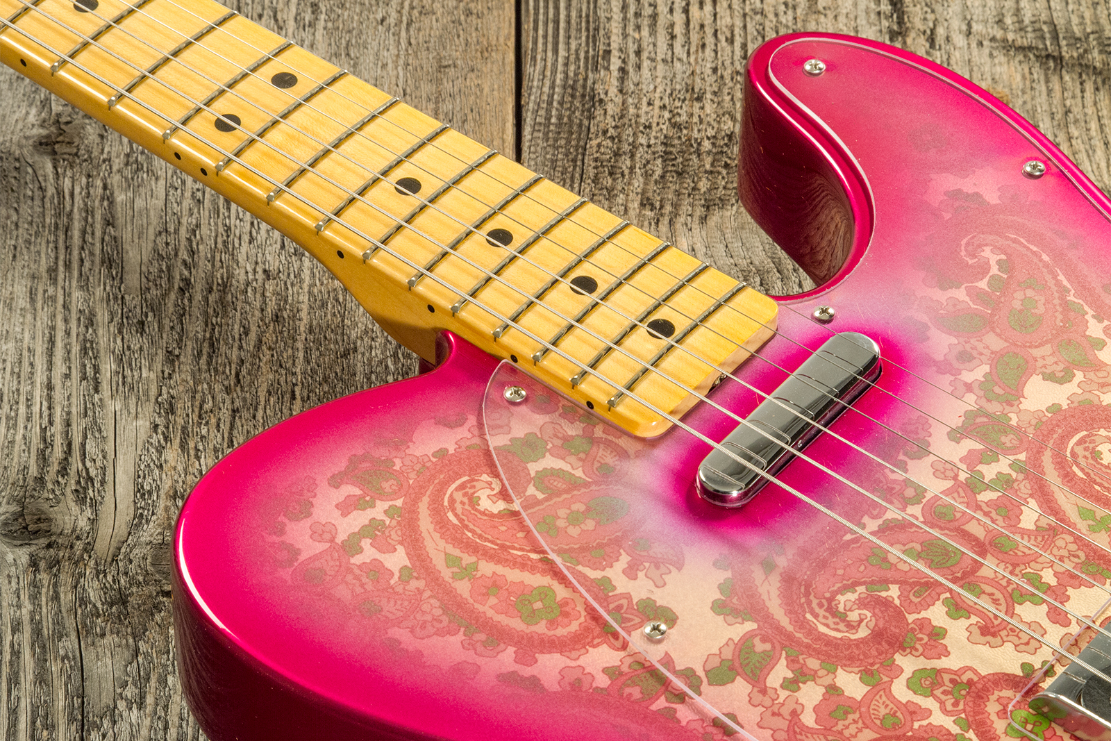 Fender Custom Shop Tele Vintage Custom 1968 2s Ht Mn #r126998 - Nos Pink Paisley - E-Gitarre in Teleform - Variation 3