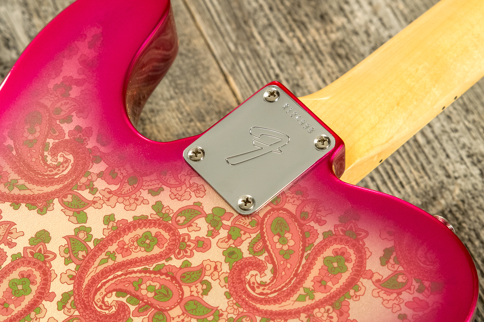 Fender Custom Shop Tele Vintage Custom 1968 2s Ht Mn #r126998 - Nos Pink Paisley - E-Gitarre in Teleform - Variation 6