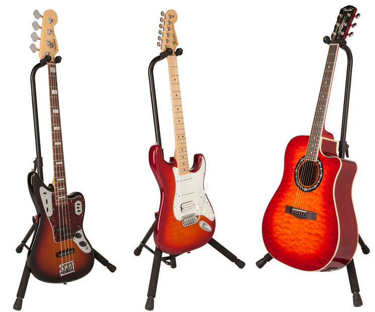 Fender Deluxe Hanging Guitar Stand - Black/red - - Gitarrenständer - Variation 2