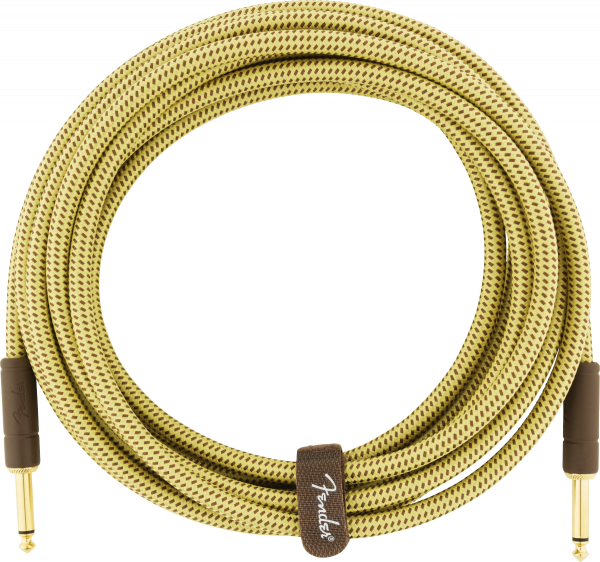 Kabel Fender Deluxe Instrument Cable, 15ft, Straight/Straight - Tweed