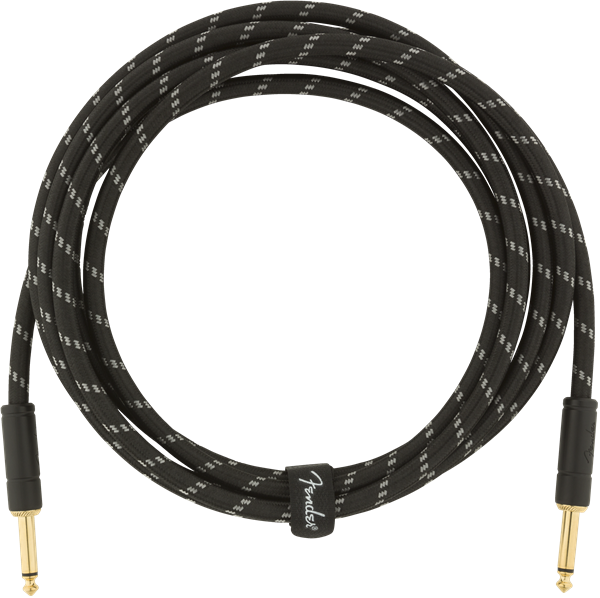 Fender Deluxe Instrument Cable Droit/droit 10ft Black Tweed - Kabel - Variation 1