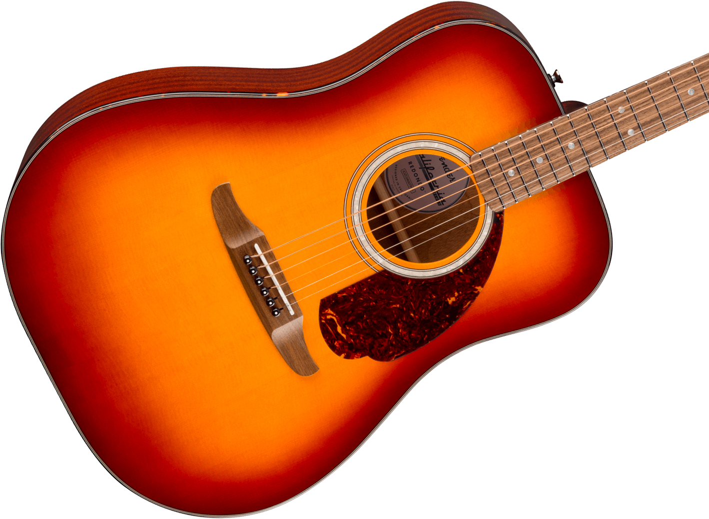 Fender Deluxe Redondo California Dreadnought Epicea Acajou Noy - Sienna Sunburst - Folk-Gitarre - Variation 2