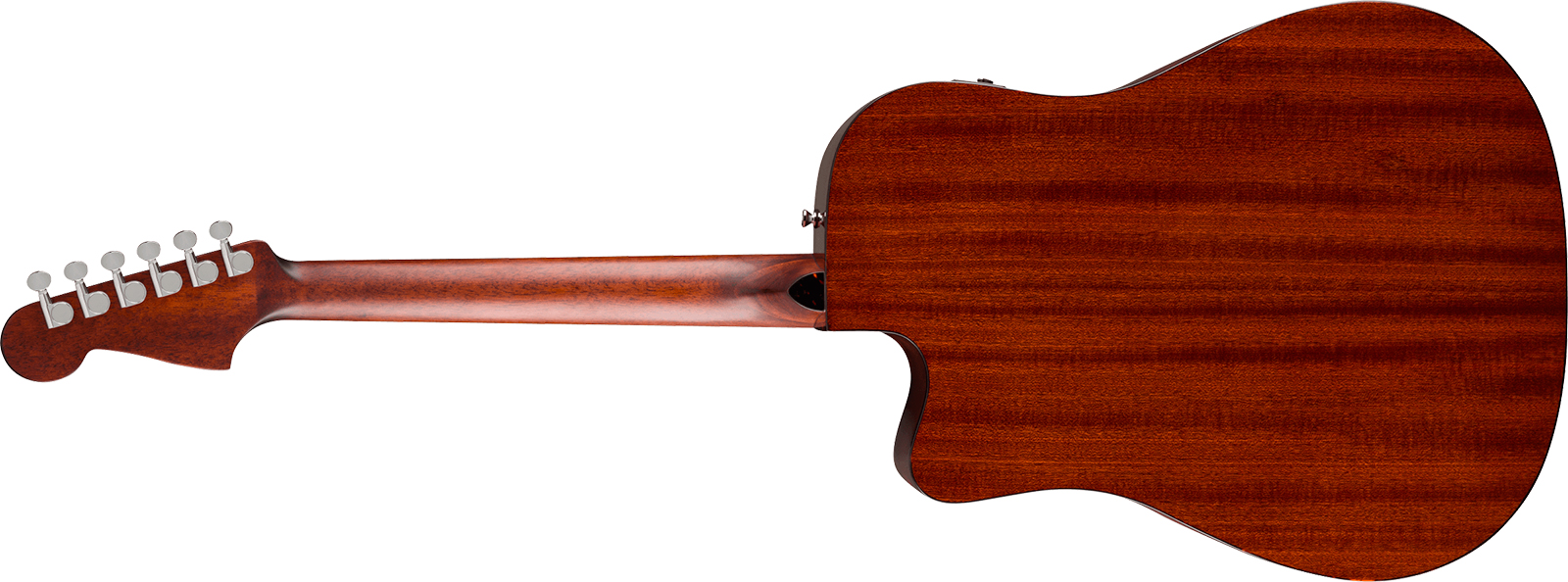 Fender Deluxe Redondo Ce California Dreadnought Cw Epicea Acajou Noy - Black - Folk-Gitarre - Variation 1