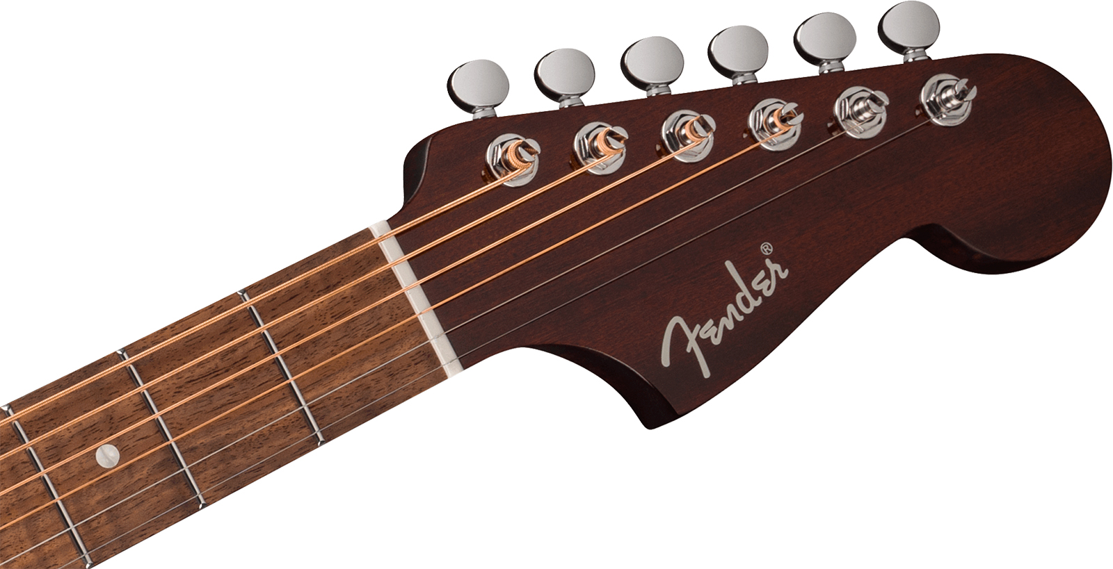 Fender Deluxe Redondo Ce California Dreadnought Cw Epicea Acajou Noy - Black - Folk-Gitarre - Variation 3