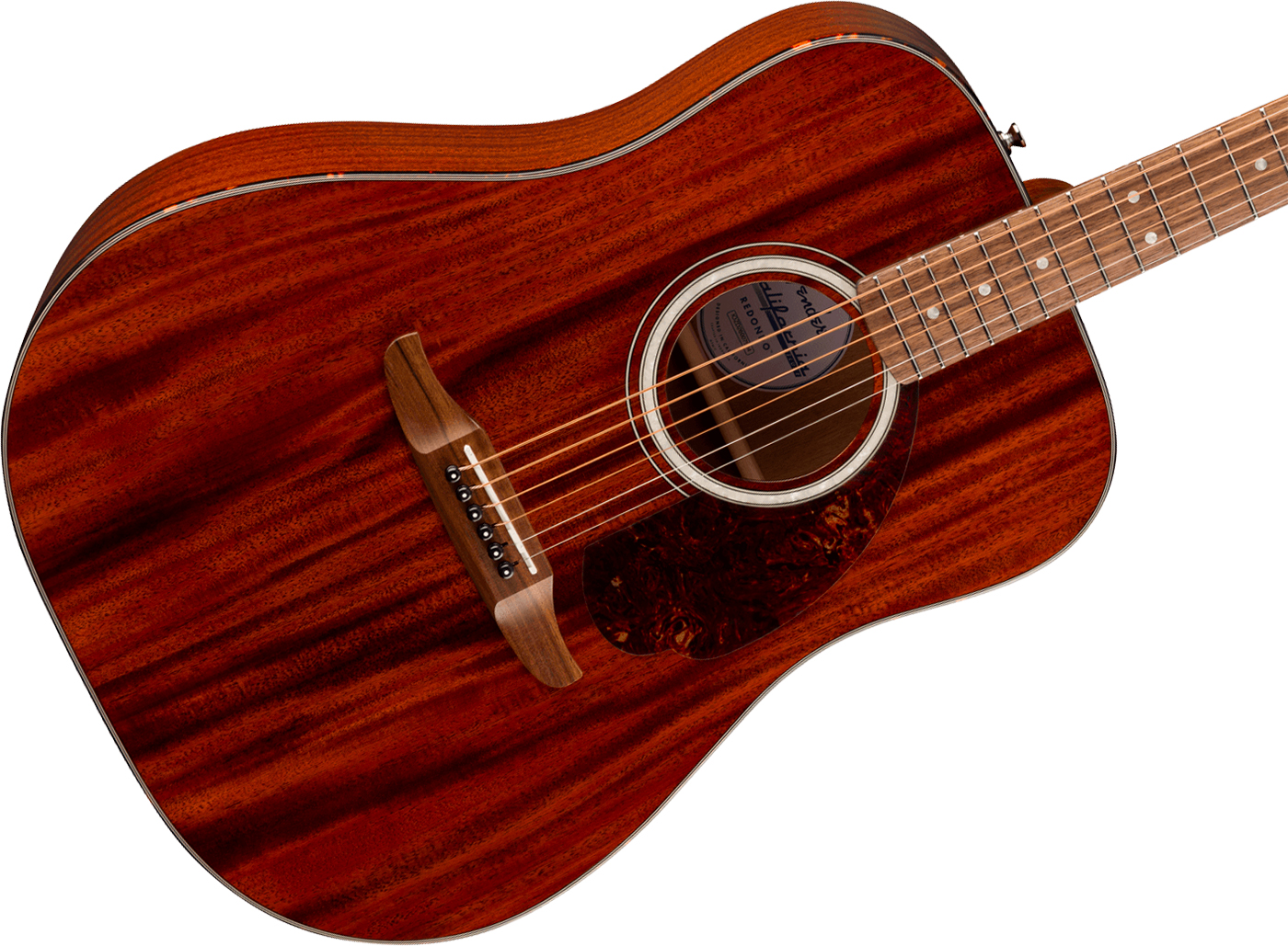 Fender Deluxe Redondo Mahogany California Dreadnought Tout Acajou Noy - Natural - Folk-Gitarre - Variation 2