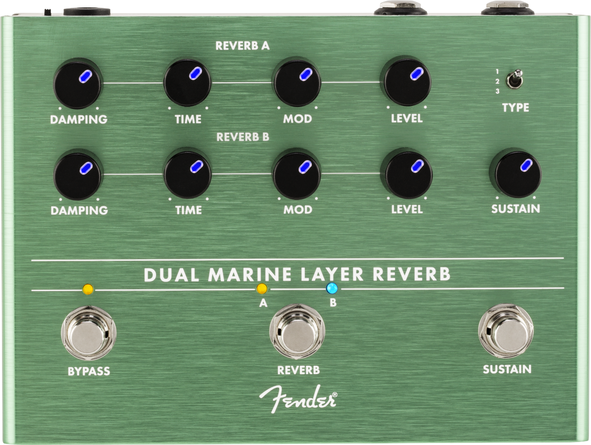 Fender Dual Marine Layer Reverb - Reverb/Delay/Echo Effektpedal - Variation 1