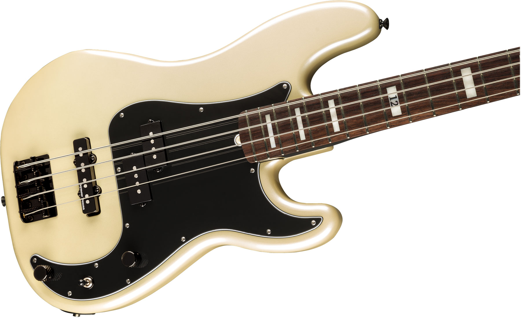 Fender Duff Mckagan Precision Bass Deluxe Signature Rw - White Pearl - Solidbody E-bass - Variation 2